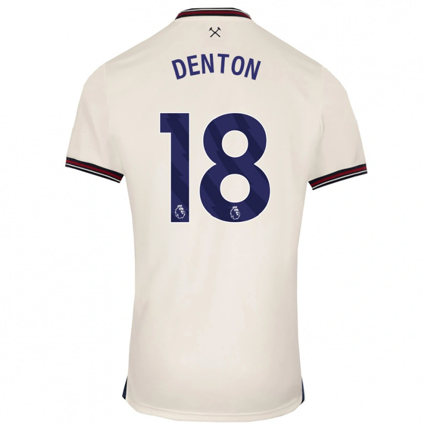 Danxen Women Anouk Denton #18 Off White Away Jersey 2025/26 T-Shirt