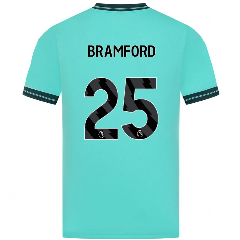 Danxen Women Sophie Bramford #25 Sky Blue Green Away Jersey 2025/26 T-Shirt