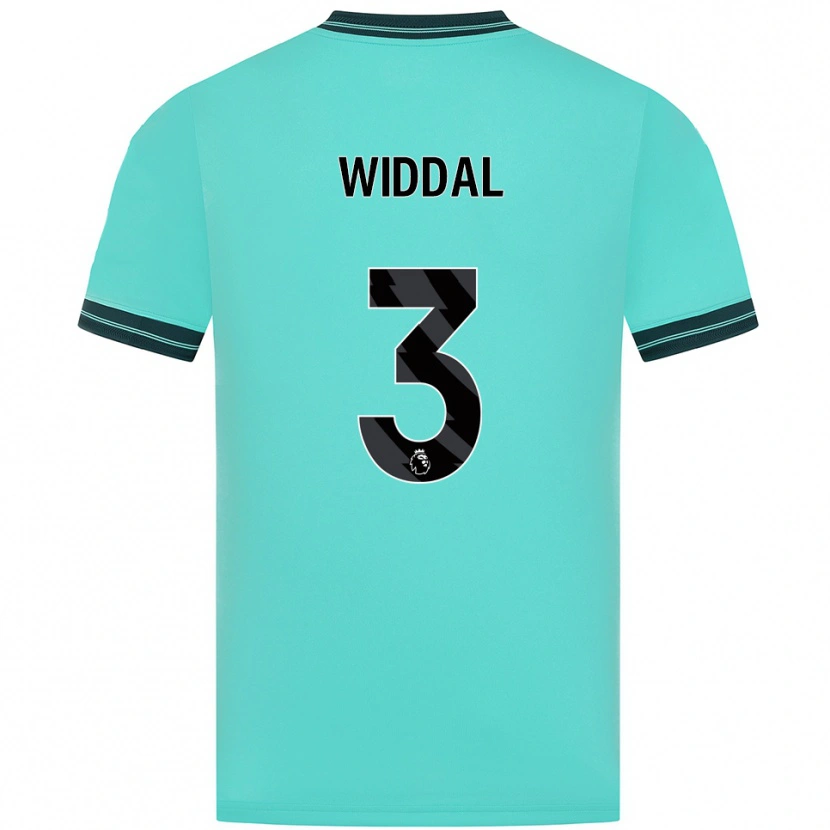 Danxen Women Natalie Widdal #3 Sky Blue Green Away Jersey 2025/26 T-Shirt