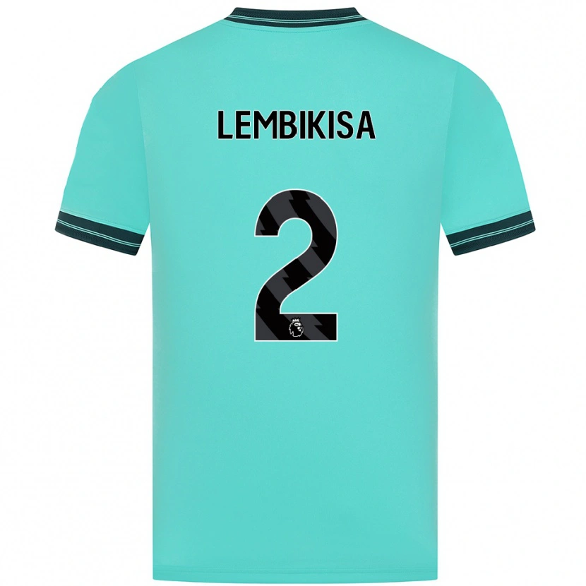 Danxen Women Dexter Lembikisa #2 Sky Blue Green Away Jersey 2025/26 T-Shirt