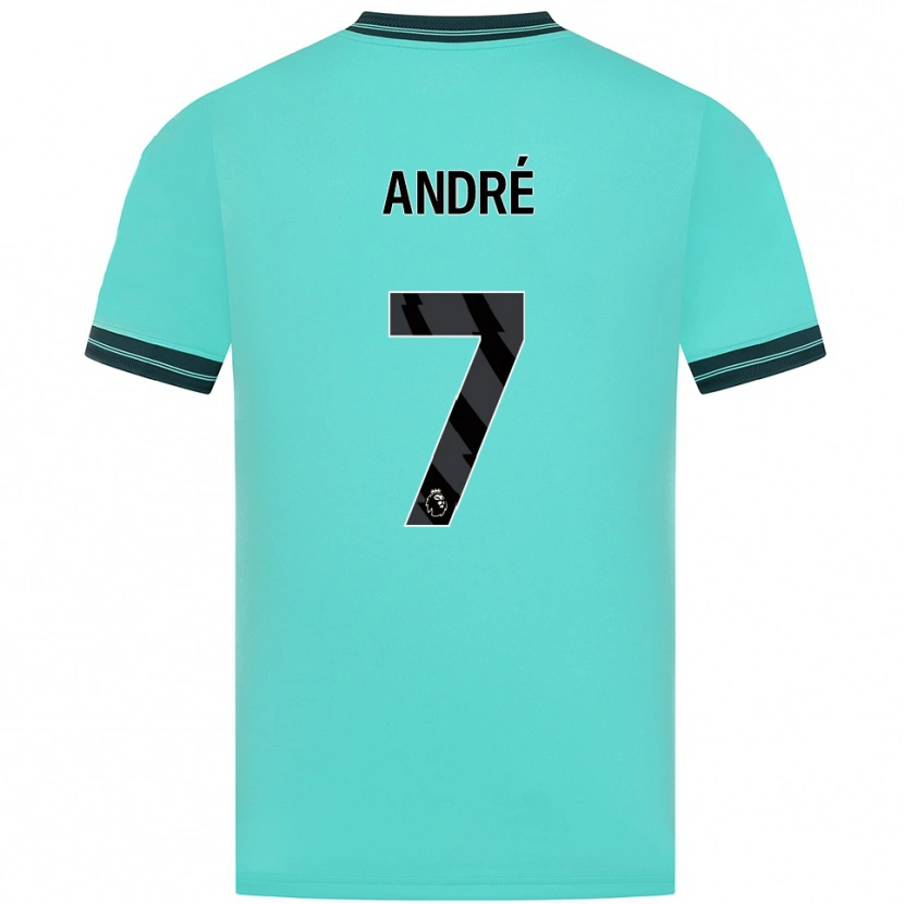 Danxen Women André #7 Sky Blue Green Away Jersey 2025/26 T-Shirt