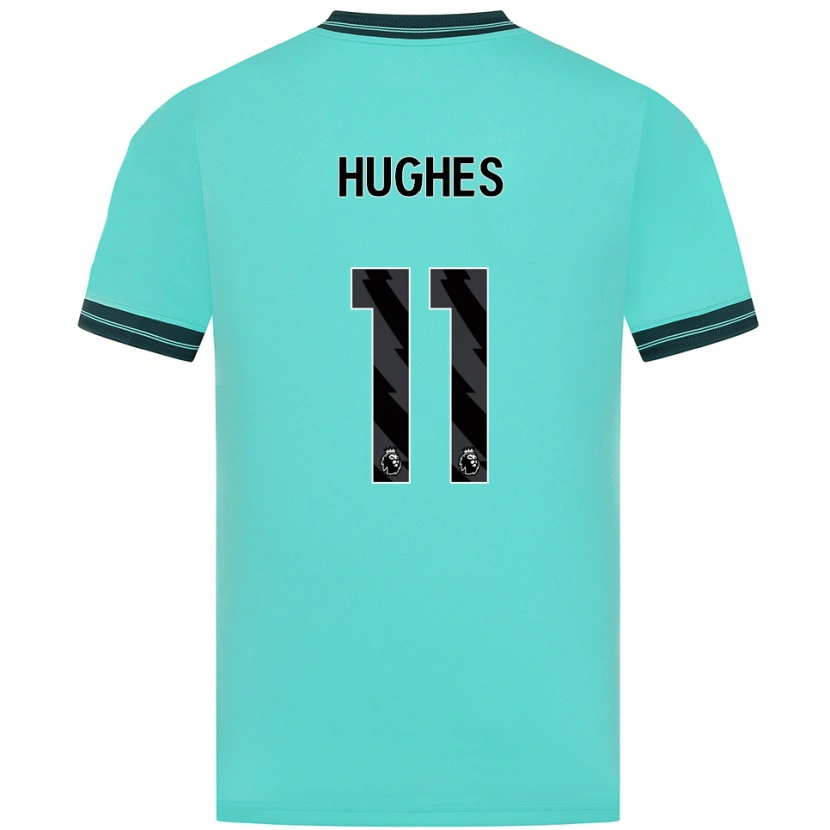 Danxen Women Amber Hughes #11 Sky Blue Green Away Jersey 2025/26 T-Shirt