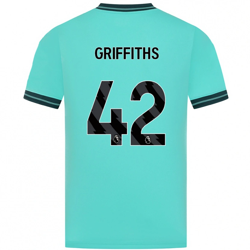 Danxen Women Harvey Griffiths #42 Sky Blue Green Away Jersey 2025/26 T-Shirt
