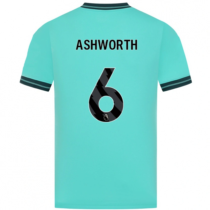 Danxen Women Finn Ashworth #6 Sky Blue Green Away Jersey 2025/26 T-Shirt