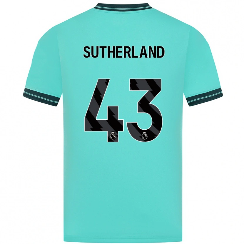 Danxen Women Ethan Sutherland #43 Sky Blue Green Away Jersey 2025/26 T-Shirt