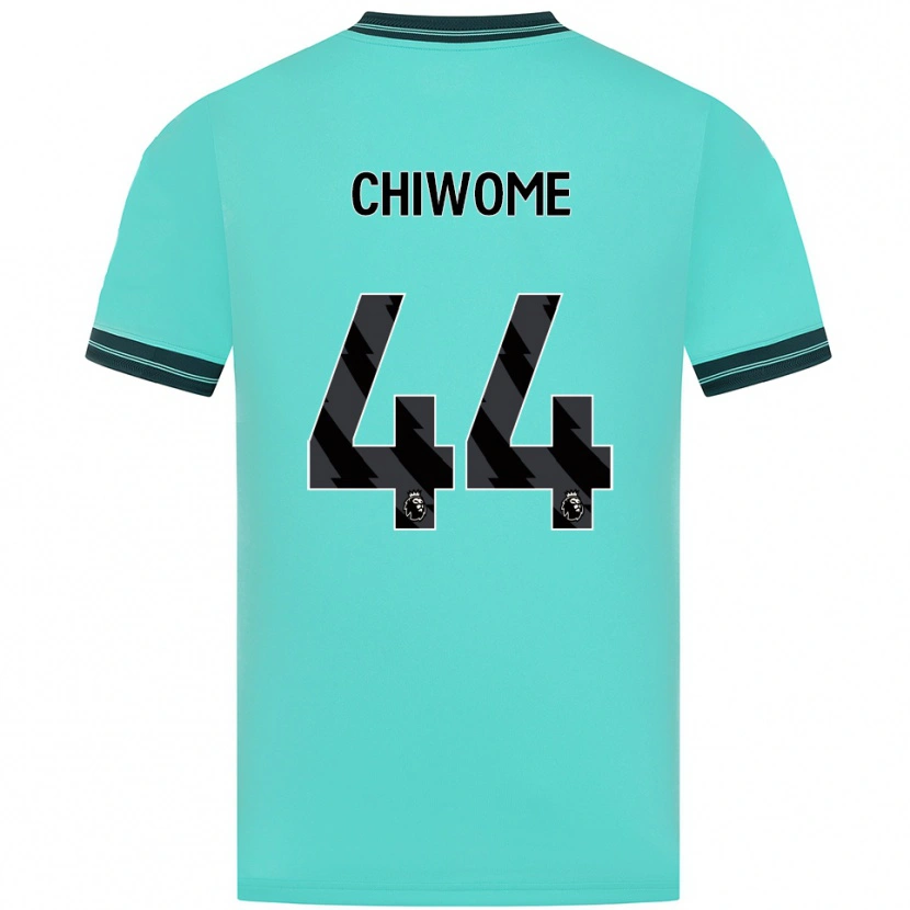 Danxen Women Leon Chiwome #44 Sky Blue Green Away Jersey 2025/26 T-Shirt