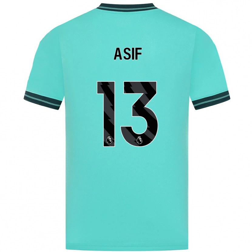 Danxen Women Daston Asif #13 Sky Blue Green Away Jersey 2025/26 T-Shirt