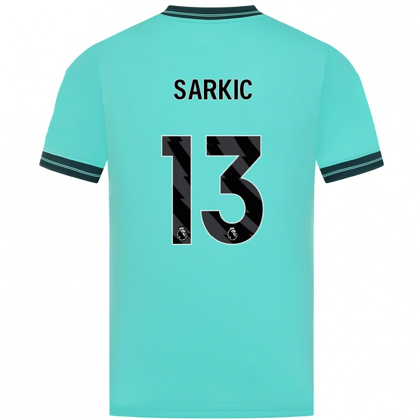 Danxen Women Matija Sarkic #13 Sky Blue Green Away Jersey 2025/26 T-Shirt