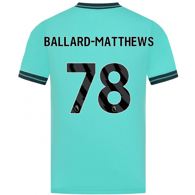 Danxen Women Emilio Ballard-Matthews #78 Sky Blue Green Away Jersey 2025/26 T-Shirt