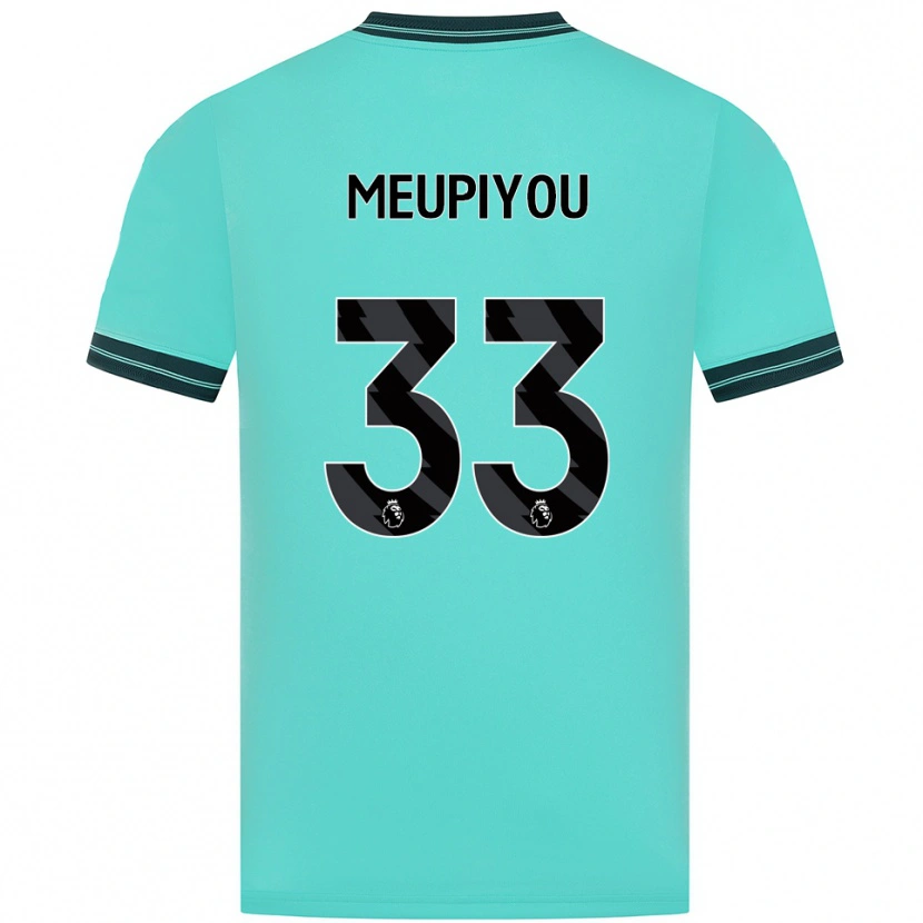 Danxen Women Bastien Meupiyou #33 Sky Blue Green Away Jersey 2025/26 T-Shirt
