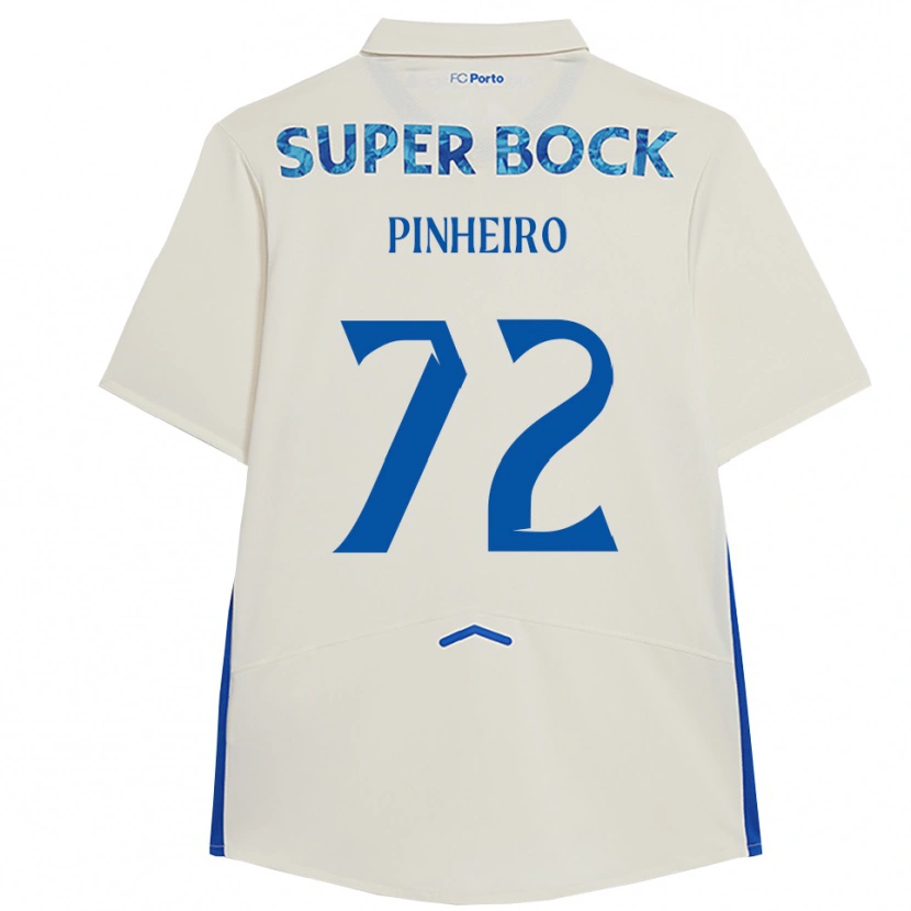 Danxen Women Rodrigo Pinheiro #72 White Blue Third Jersey 2025/26 T-Shirt