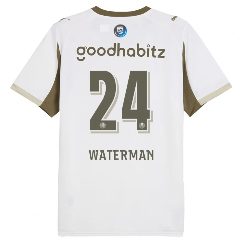 Danxen Women Boy Waterman #24 White Gray Third Jersey 2025/26 T-Shirt