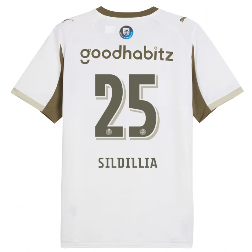 Danxen Women Kiliann Sildillia #25 White Gray Third Jersey 2025/26 T-Shirt