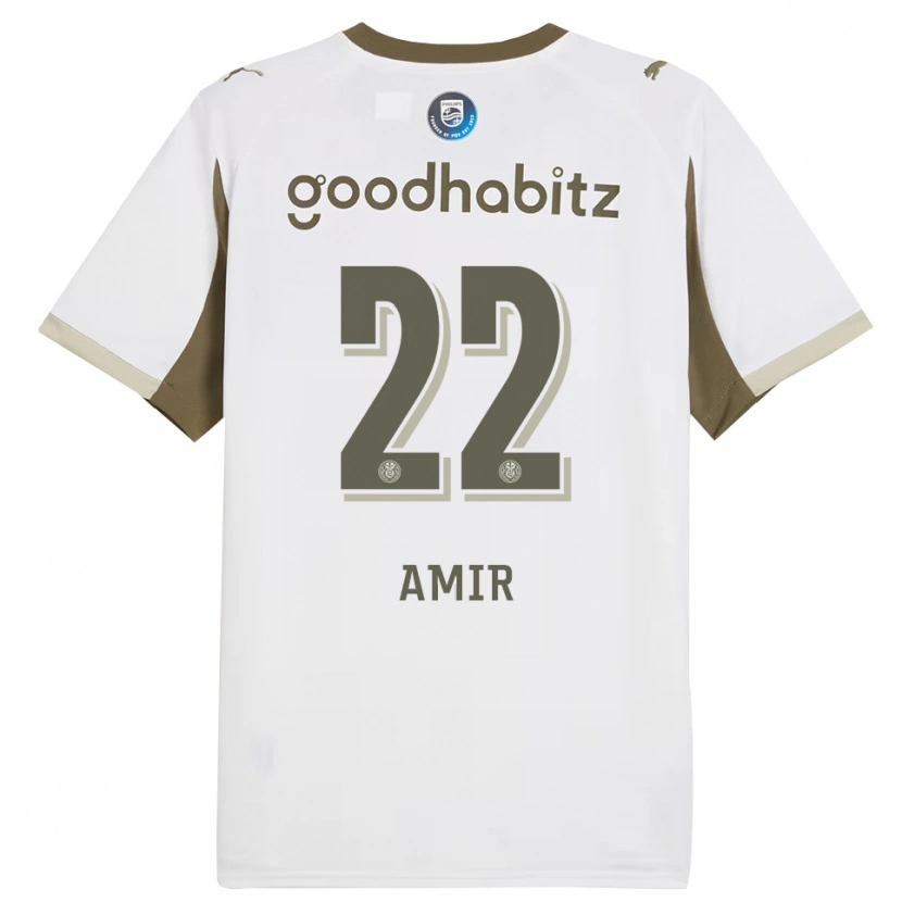 Danxen Women Amir Al-Anany #22 White Gray Third Jersey 2025/26 T-Shirt