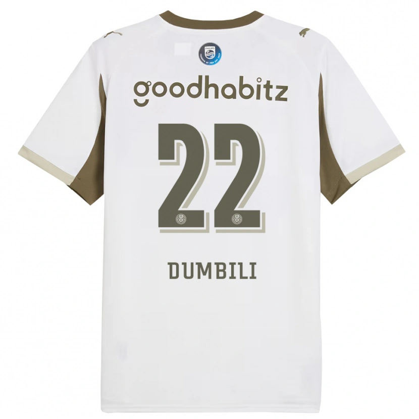 Danxen Women Samuel Dumbili #22 White Gray Third Jersey 2025/26 T-Shirt