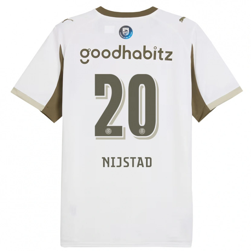 Danxen Women Nina Nijstad #20 White Gray Third Jersey 2025/26 T-Shirt