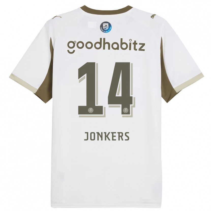 Danxen Women Brent Jonkers #14 White Gray Third Jersey 2025/26 T-Shirt