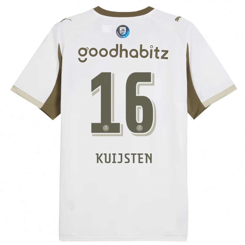 Danxen Women Stijn Kuijsten #16 White Gray Third Jersey 2025/26 T-Shirt