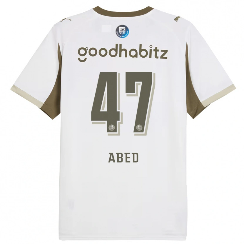 Danxen Women Tai Abed #47 White Gray Third Jersey 2025/26 T-Shirt