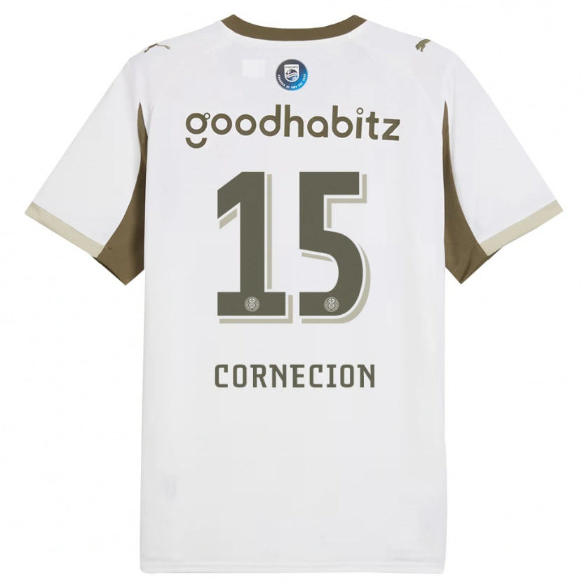 Danxen Women Shuryjano Cornecion #15 White Gray Third Jersey 2025/26 T-Shirt