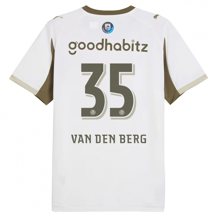 Danxen Women Joel Van Den Berg #35 White Gray Third Jersey 2025/26 T-Shirt
