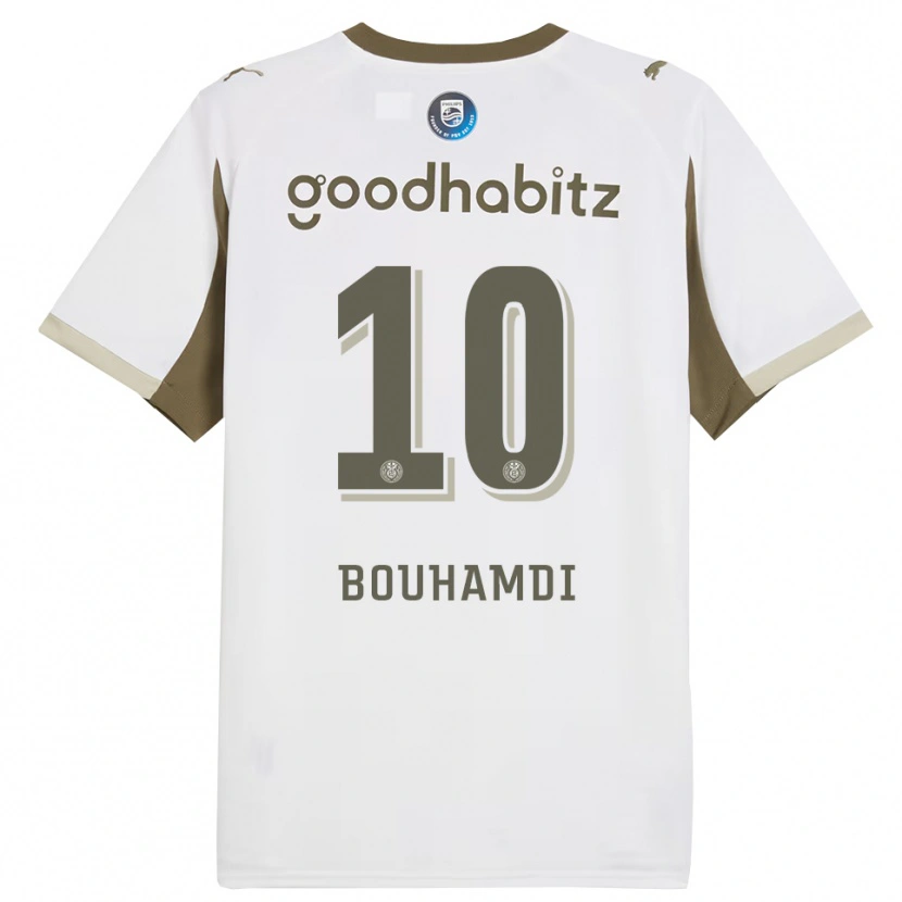 Danxen Women Amir Bouhamdi #10 White Gray Third Jersey 2025/26 T-Shirt