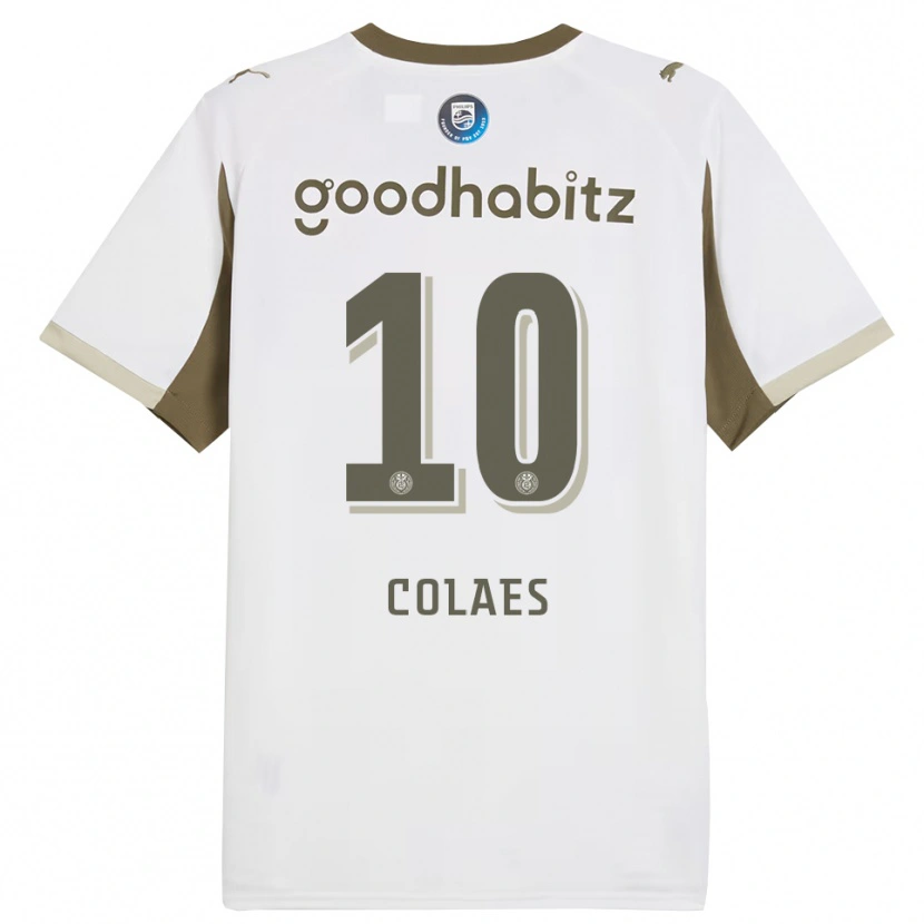 Danxen Women Jonas Colaes #10 White Gray Third Jersey 2025/26 T-Shirt