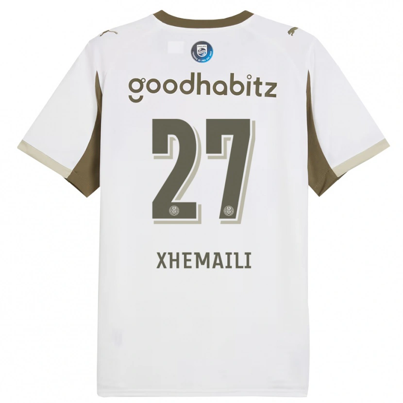 Danxen Women Riola Xhemaili #27 White Gray Third Jersey 2025/26 T-Shirt