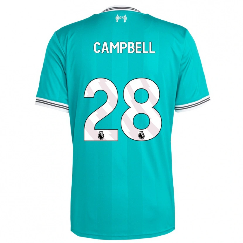 Danxen Women Megan Campbell #28 Green White Third Jersey 2025/26 T-Shirt
