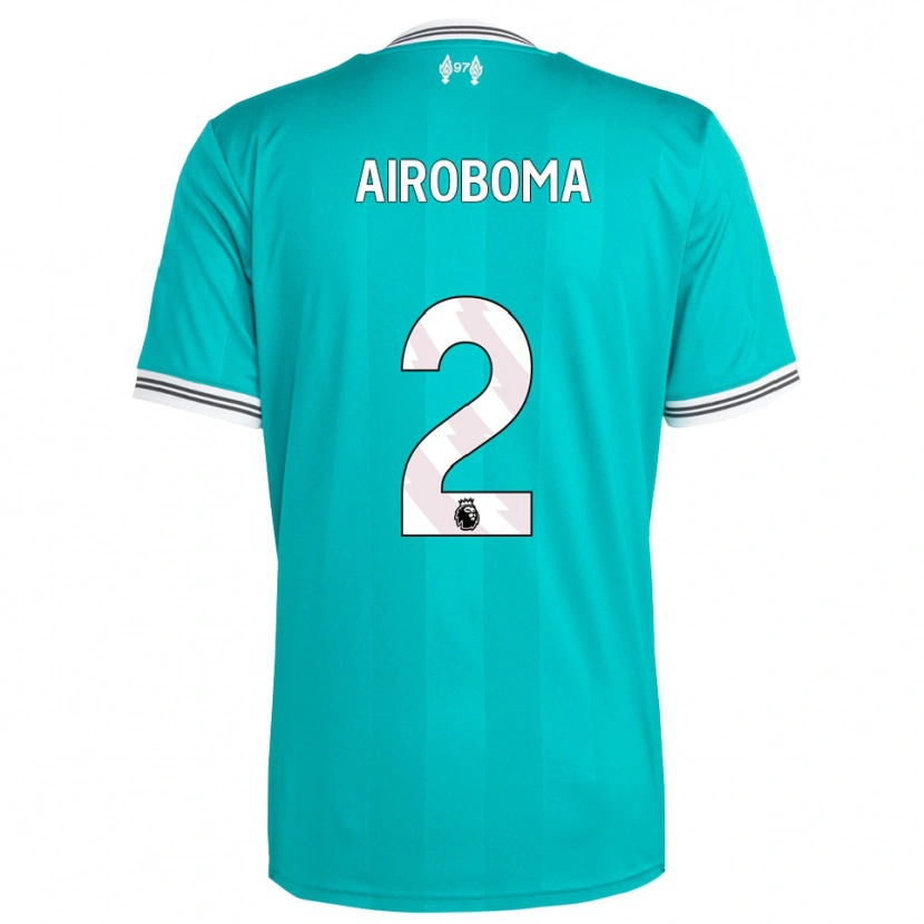 Danxen Women Emmanuel Airoboma #2 Green White Third Jersey 2025/26 T-Shirt