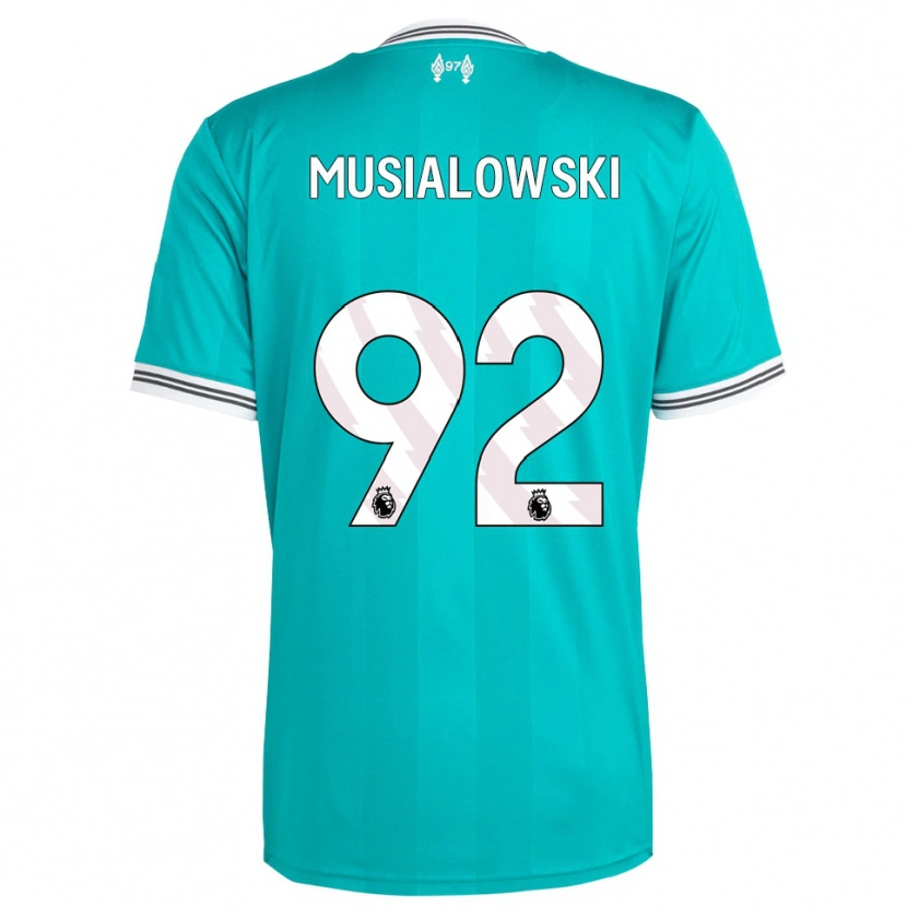 Danxen Women Mateusz Musialowski #92 Green White Third Jersey 2025/26 T-Shirt