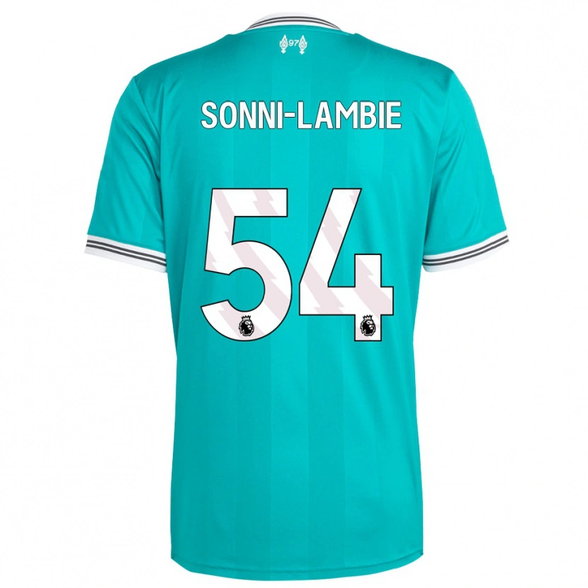 Danxen Women Joshua Sonni-Lambie #54 Green White Third Jersey 2025/26 T-Shirt