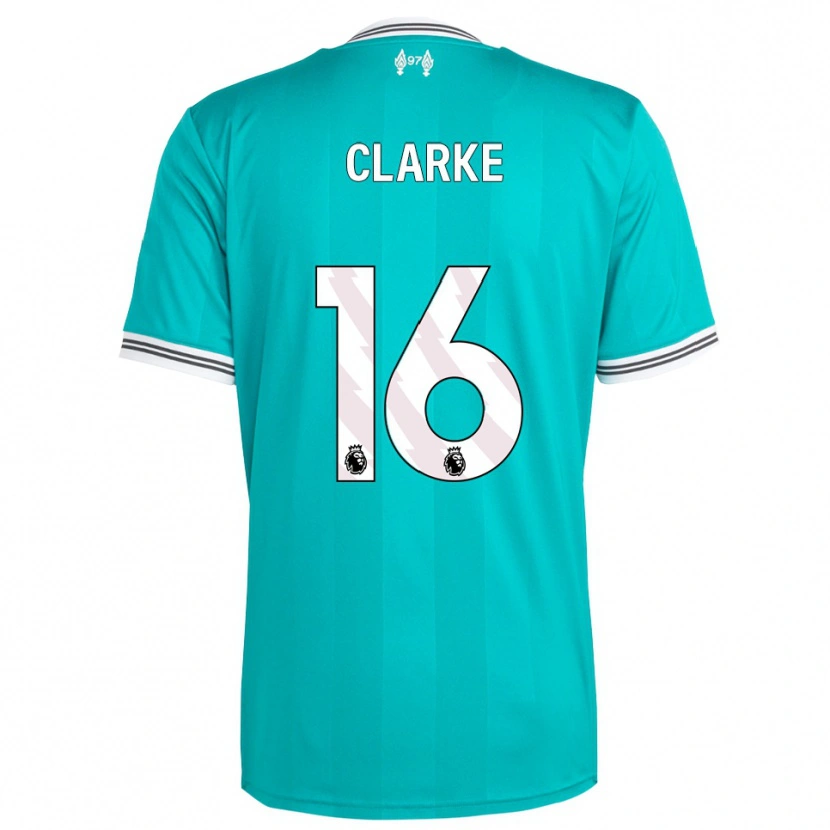 Danxen Women Lucas Clarke #16 Green White Third Jersey 2025/26 T-Shirt