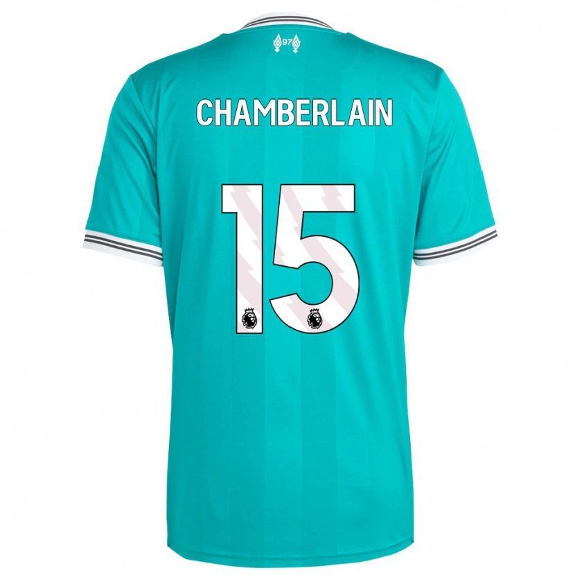 Danxen Women Alex Oxlade Chamberlain #15 Green White Third Jersey 2025/26 T-Shirt