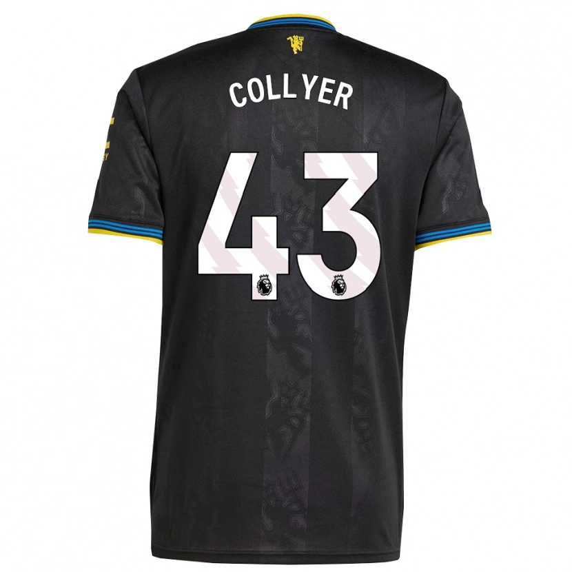 Danxen Women Toby Collyer #43 Black Yellow Blue Third Jersey 2025/26 T-Shirt