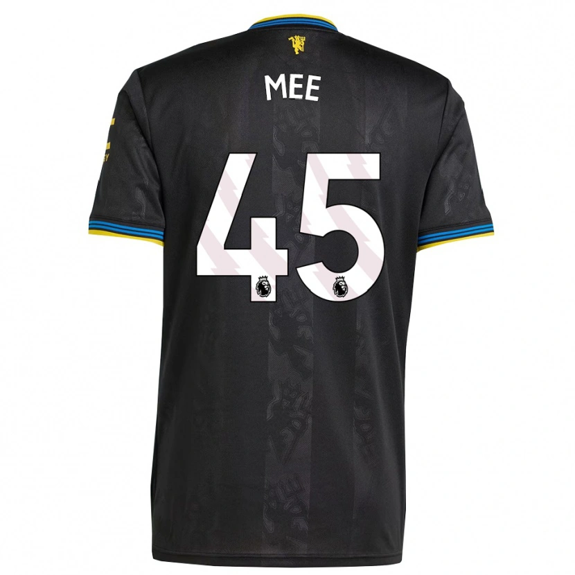 Danxen Women Dermot Mee #45 Black Yellow Blue Third Jersey 2025/26 T-Shirt