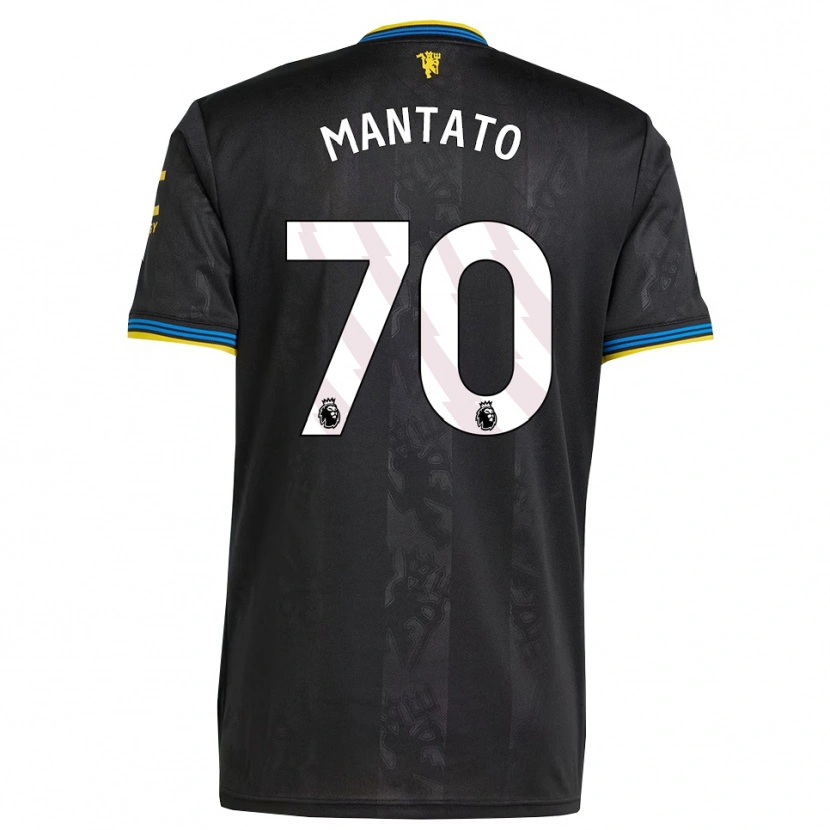 Danxen Women Bendito Mantato #70 Black Yellow Blue Third Jersey 2025/26 T-Shirt