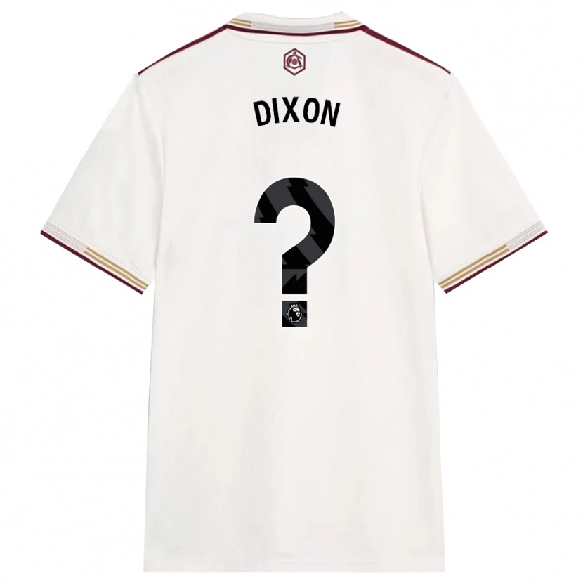 Danxen Women Danny Dixon #0 Off White Burgundy Third Jersey 2025/26 T-Shirt