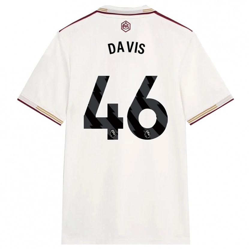 Danxen Women Timi Davis #46 Off White Burgundy Third Jersey 2025/26 T-Shirt