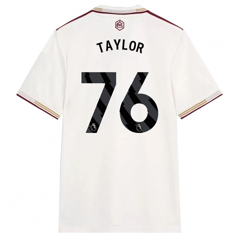 Danxen Women Kido Taylor Hart #76 Off White Burgundy Third Jersey 2025/26 T-Shirt
