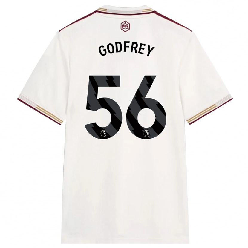 Danxen Women Freya Godfrey #56 Off White Burgundy Third Jersey 2025/26 T-Shirt