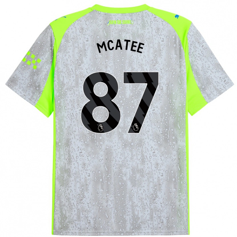 Danxen Women James Mcatee #87 Gray Yellow Third Jersey 2025/26 T-Shirt