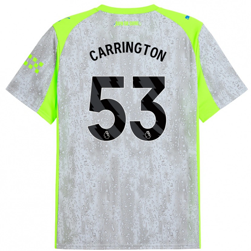 Danxen Women Ezra Carrington #53 Gray Yellow Third Jersey 2025/26 T-Shirt