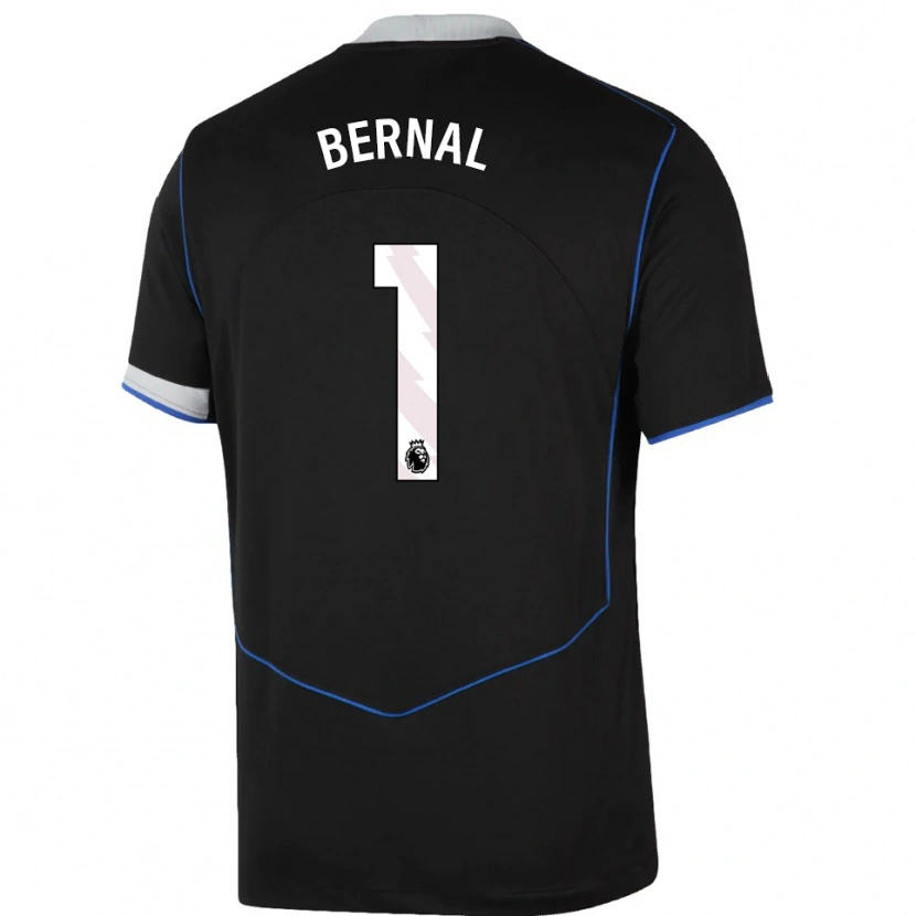 Danxen Women Freddy Bernal #1 Black Blue Silver Third Jersey 2025/26 T-Shirt