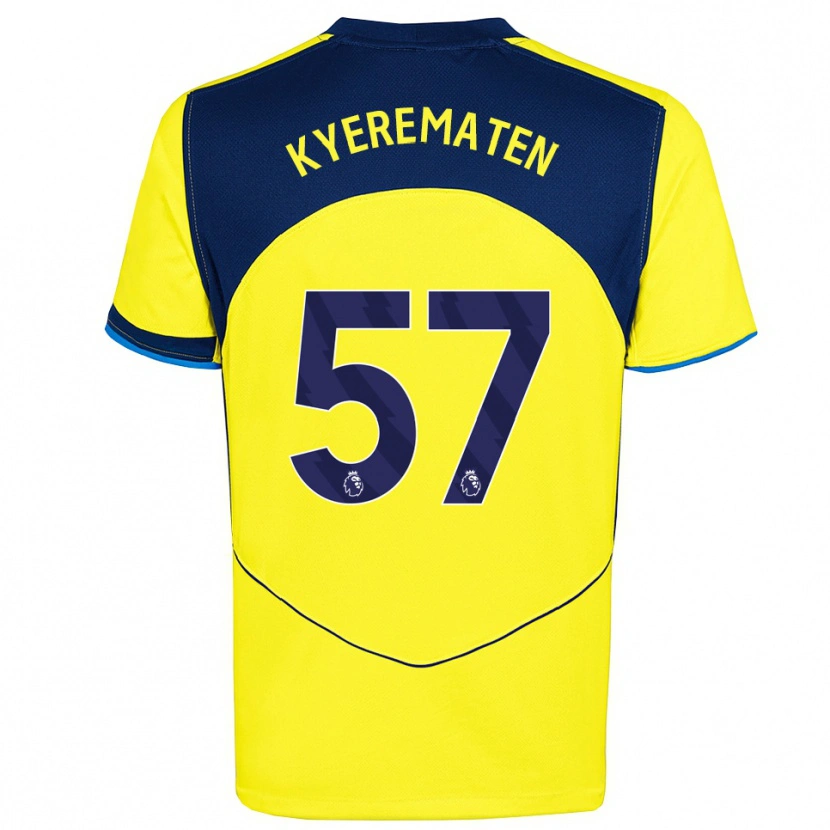 Danxen Women Rio Kyerematen #57 Yellow Navy Third Jersey 2025/26 T-Shirt