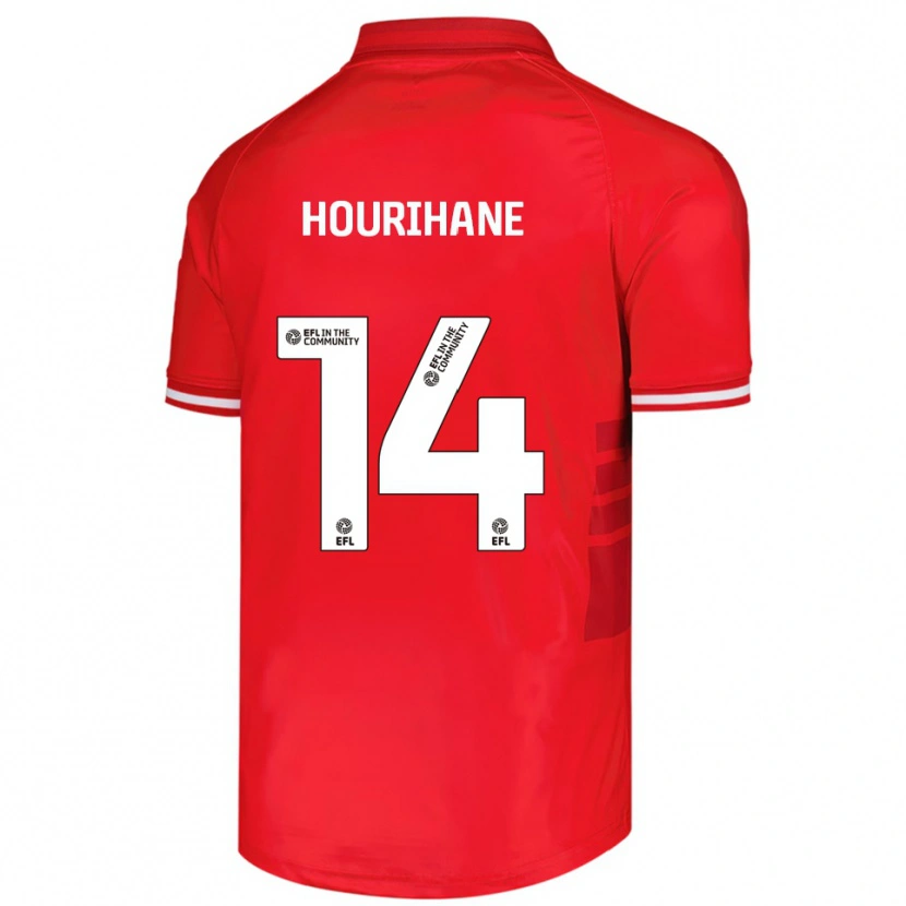 Danxen Kid Conor Hourihane #14 Red White Home Jersey 2025/26 T-Shirt