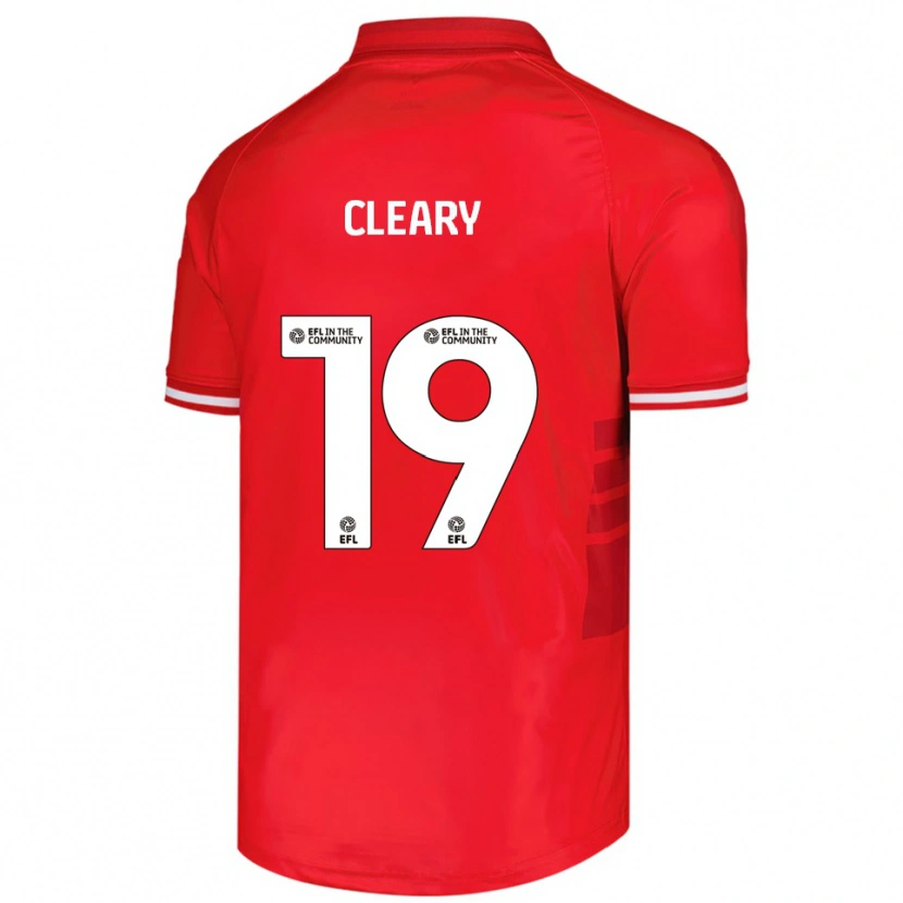 Danxen Kid Reyes Cleary #19 Red White Home Jersey 2025/26 T-Shirt