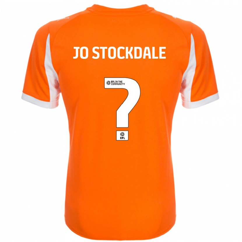 Danxen Kid Elly Jo Stockdale #0 Orange White Home Jersey 2025/26 T-Shirt