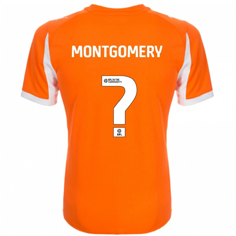 Danxen Kid Aleysha Montgomery #0 Orange White Home Jersey 2025/26 T-Shirt