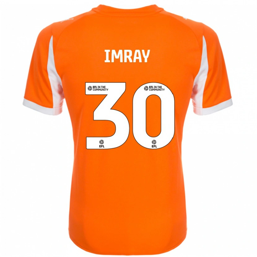 Danxen Kid Danny Imray #30 Orange White Home Jersey 2025/26 T-Shirt